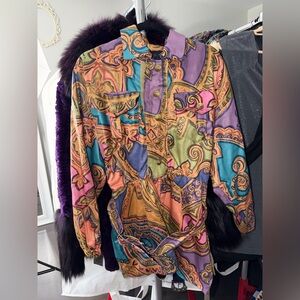 Vintage early 90s colorful coat